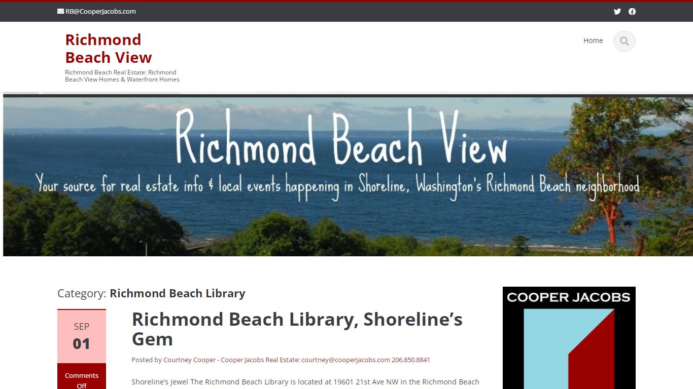 Richmond Beach Library – Richmond Beach View